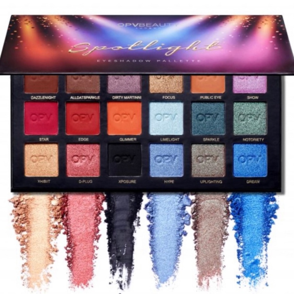 New SPOTLIGHT PALETTE EYESHADOWS OPV BEAUTY
